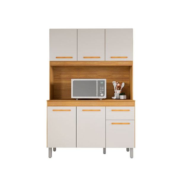 Kit Cocina 1230 6 Puertas 1 Cajones Roma Fiorello Freijo | Off White