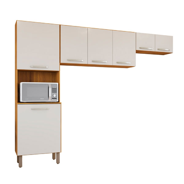 Kit Cocina 2500 3 Piezas 6 Puertas Mila Fiorello Freijo | Off White