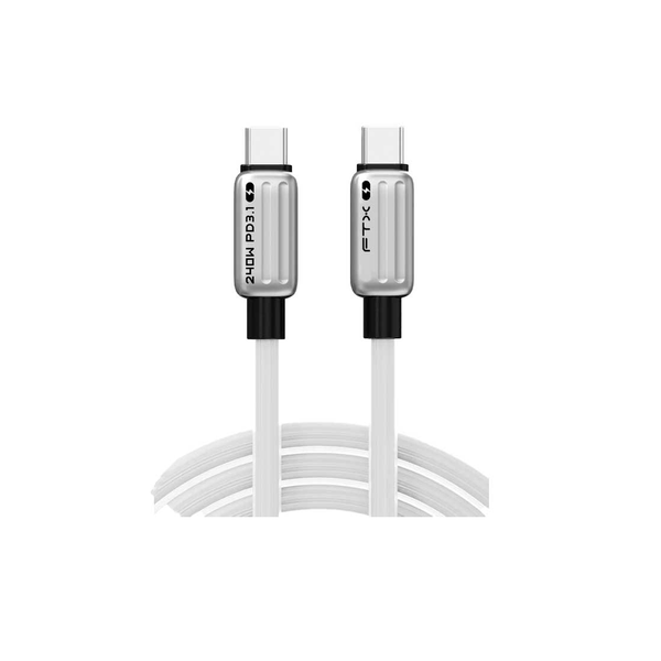 Cable USB-C M/M 2M FTX-CM240-ZSW2 240W Blanco