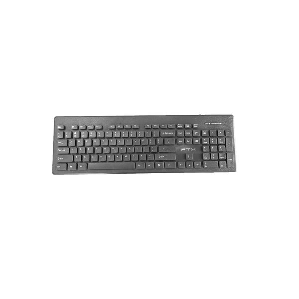 Teclado Ftx Usb Ftxk100E Numérico/Inglés/Negro