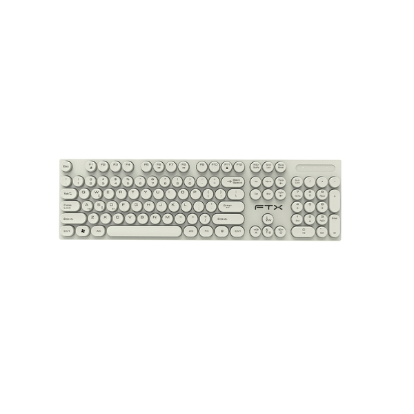 Teclado FTX USB FTXK22 Blanco