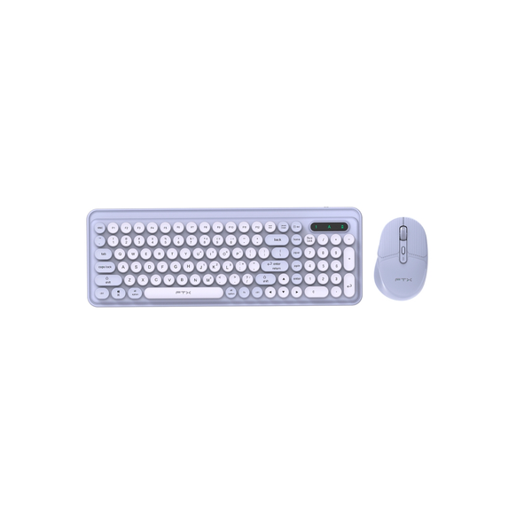 Teclado + Mouse FTX Wireless Dual-Mode FTXGK02 ESP/Lila