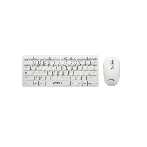 Teclado + Mouse FTX Wireless FTXGK03 Español/Blanco