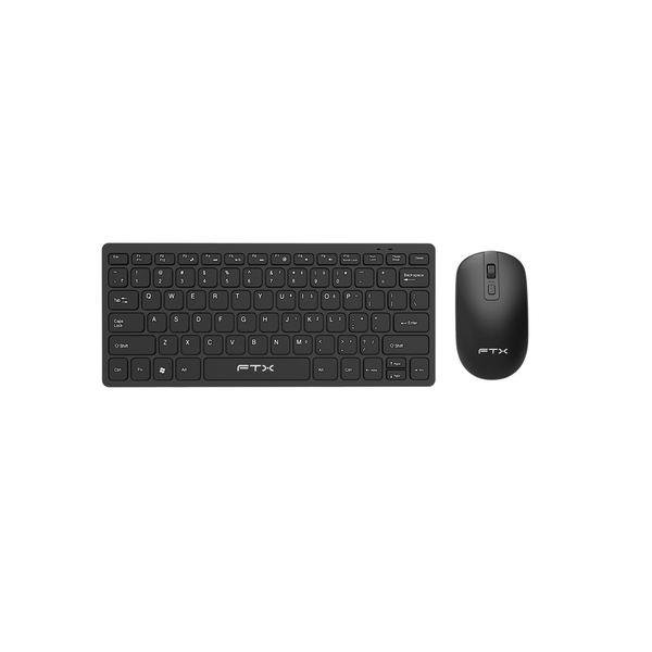 Teclado + Mouse FTX Wireless FTXGK03 Negro