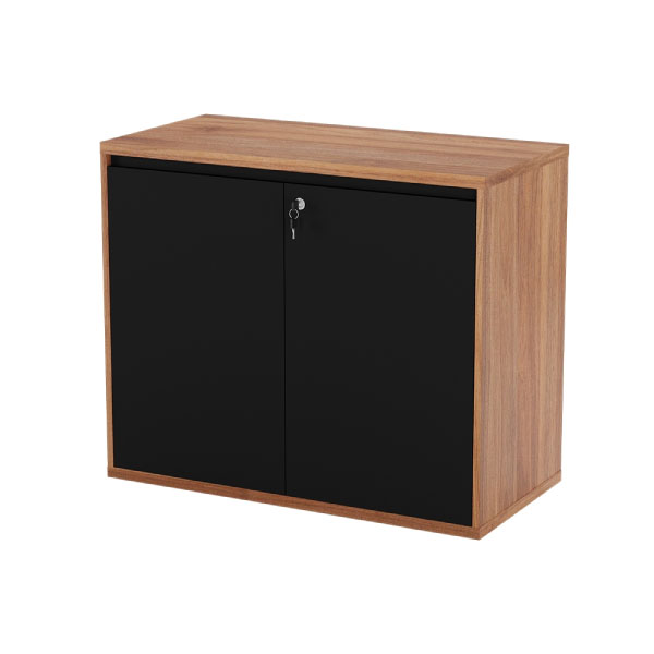 Armario Bajo Gold 34.001.5 25Mm Con Dos Puertas Giobel Noce | Negro