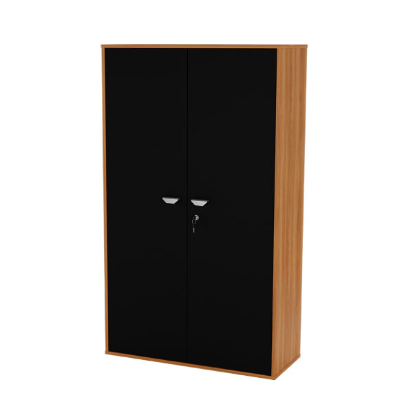 Armario Alto Cerrado Start Perfect 50.7 Con Dos Puertas Giobel Noce | Negro