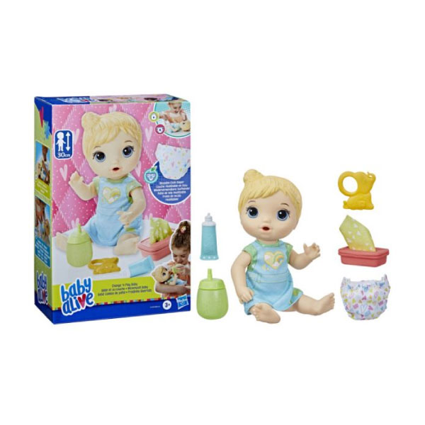 Muñeca Baby Alive Cambio Y Juego Baby Bldh Hasbro