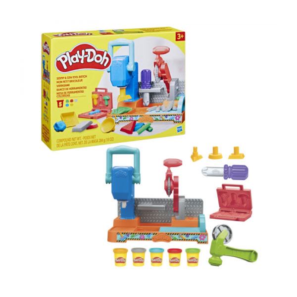 Play Doh Banco De Herramientas Para Sellos Y Sie