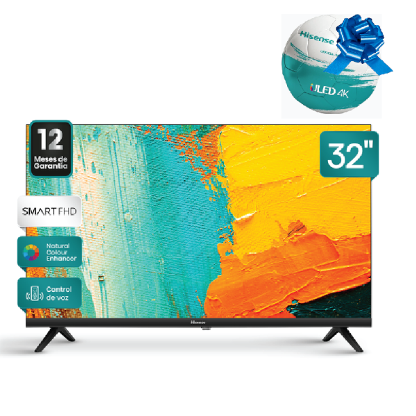 TV Hisense 32” HD32A4H  Smart VIDAA, Frameless