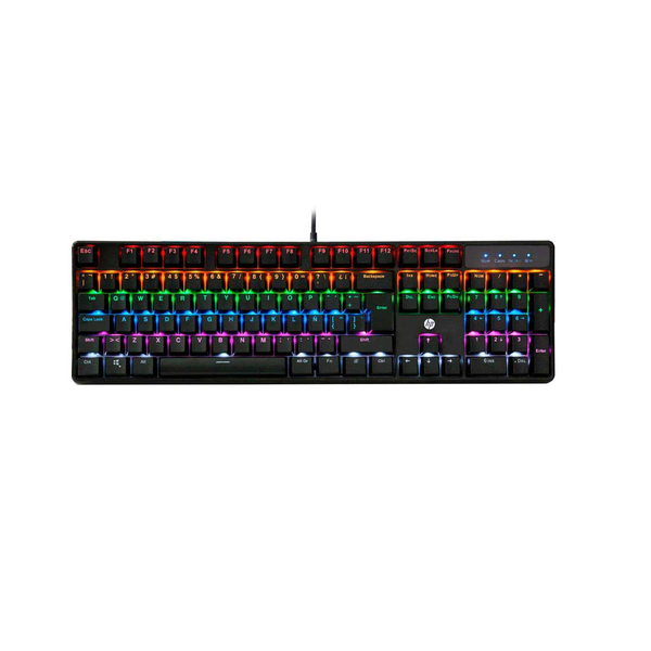 Teclado Gamer HP GK320 Mecánico Retroiluminado Español – USB, Negro