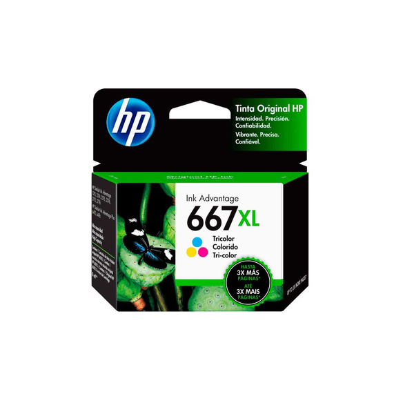 Tinta HP 667XL 3YM80AL Tricolor – 8 ml