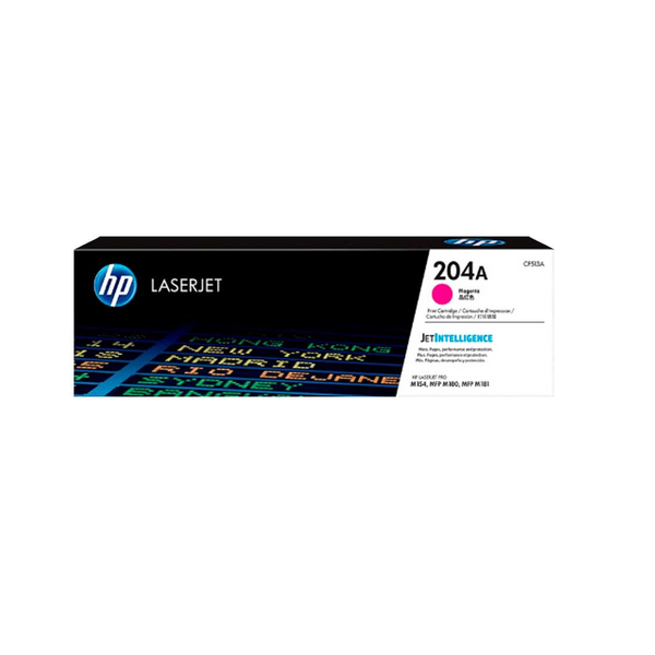 Tóner HP 204A CF513A Magenta – Compatible con M154, M180, M181