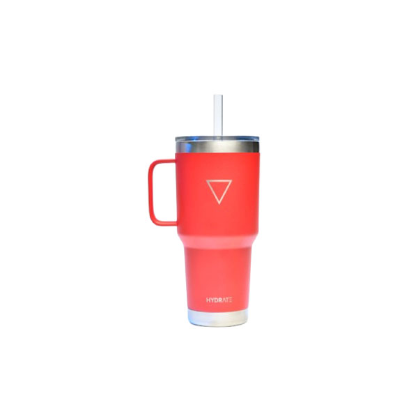 Vaso Hydrate 887ml Rojo