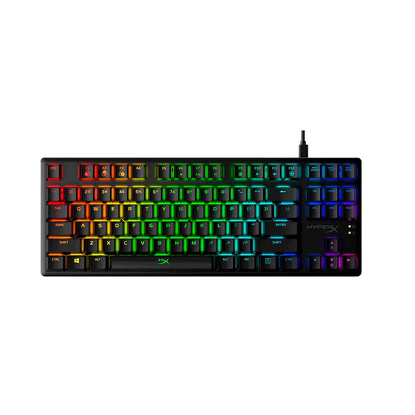Teclado Gamer Mecánico HyperX Alloy Origins Core RGB Red Switch Inglés – 4P5P3AA#ABA