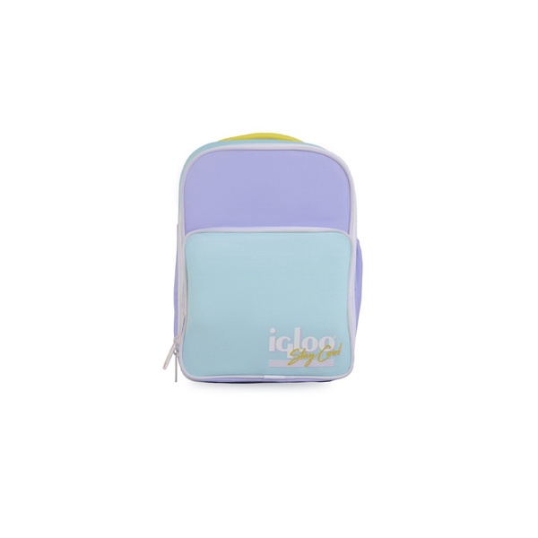 Mochila Térmica Igloo 12 Latas Retro Lila/Amarillo 63074