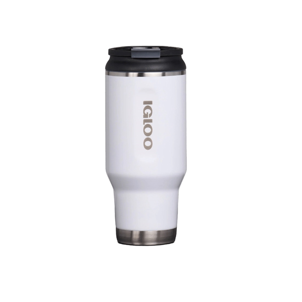 Vaso Térmico Igloo 950Ml Blanco Con Tapa 71077