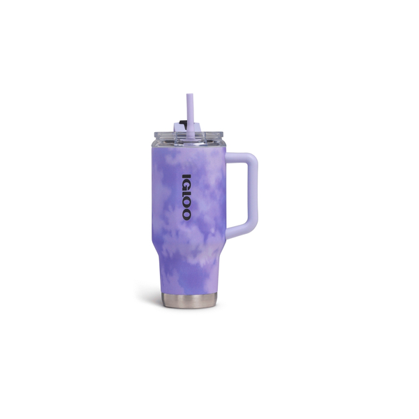 Vaso Térmico Igloo 950ml Ice Dye Lila c/Pajita