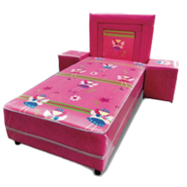 Sommier Inmapol Infantil Frances 1.00 x 1.90 Rosa