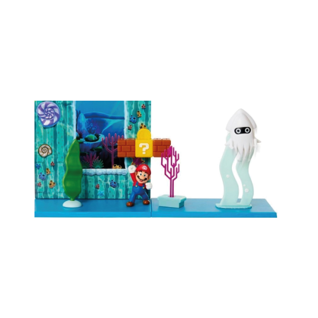Super Mario Bajo el Agua Play Set Jakks NTND