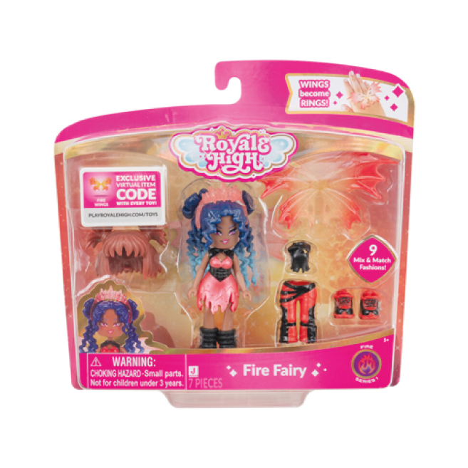 Muñeca Jazwares Royale High Fire Fairy (Serie 1)