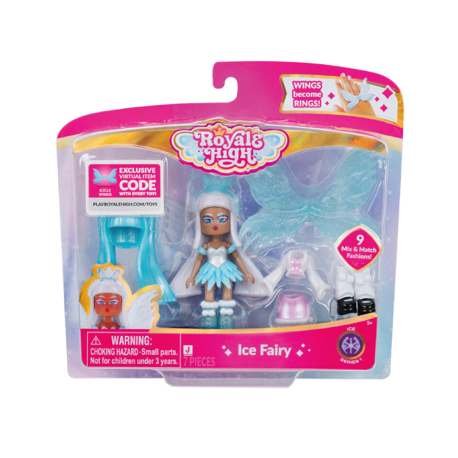 Muñeca Jazwares Royale High Ice Fairy (Serie 1, 3 ")