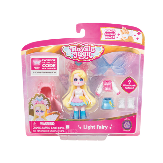 Muñeca Jazwares Royale High Light Fairy (Serie 1)