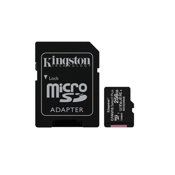 Memoria Micro SD Kingston 256GB Canvas Select Plus