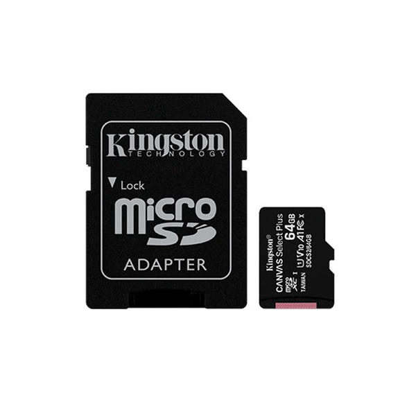 Memoria Micro SD Kingston 64GB Canvas Select Plus