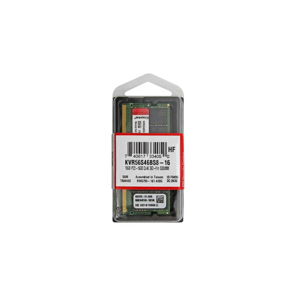Memoria RAM DDR5 Kingston 16GB 5600 MHz SODIMM