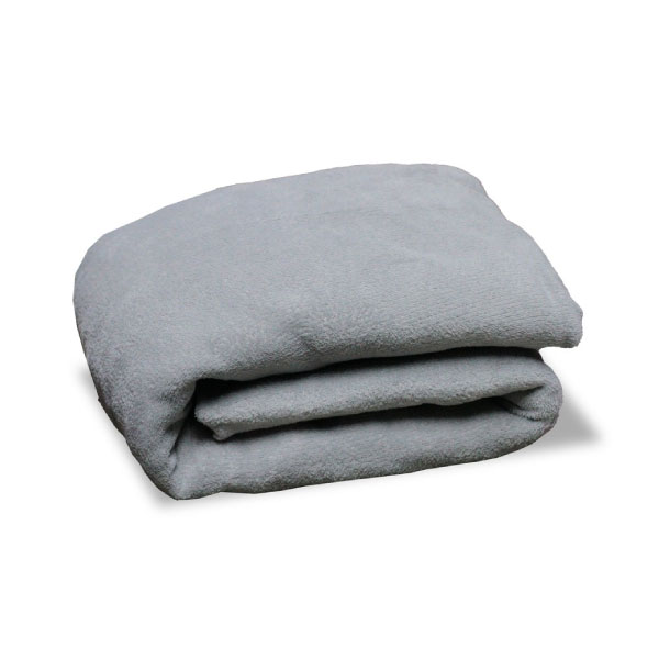 Juego De Sabana Plush 1.40 Abba Confort Line Gris