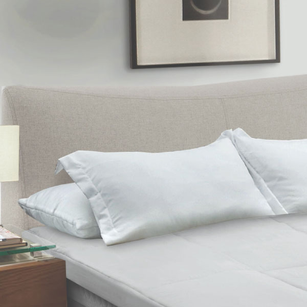Pillow Top 1100 200 Manta Siliconada Micro Fibra Abba Confort Line Blanco