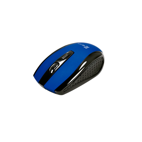 Mouse Klip Klever KMW-340BL Inalámbrico 1600DPI Azul 6 Botones