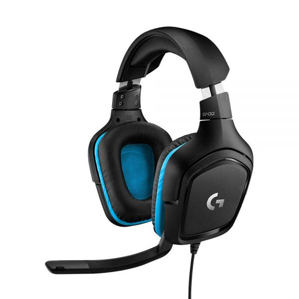 Auricular Gamer Logitech G432 Surround Black/Blue