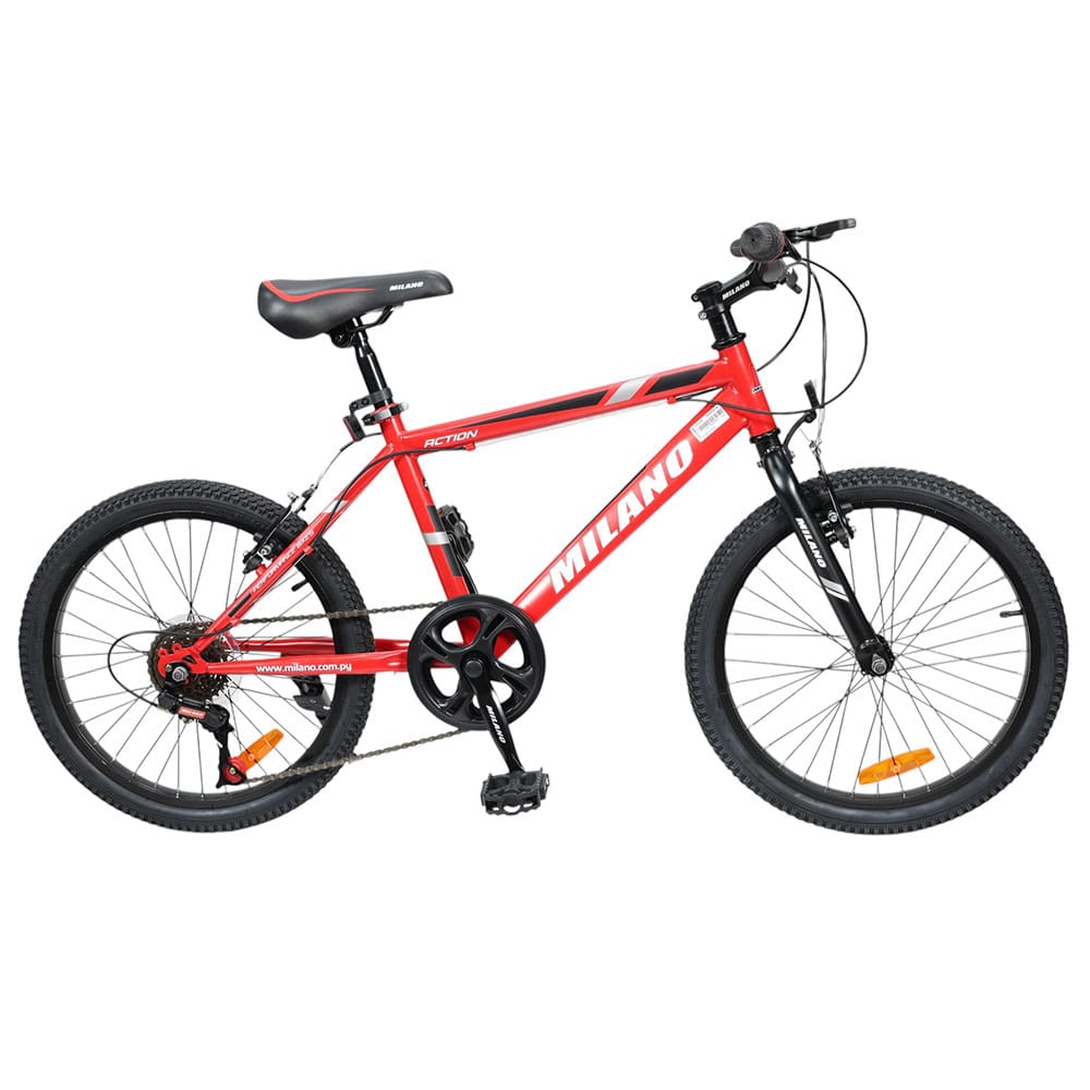 Bicicleta Milano Action Aro 20 7/Vel Rojo