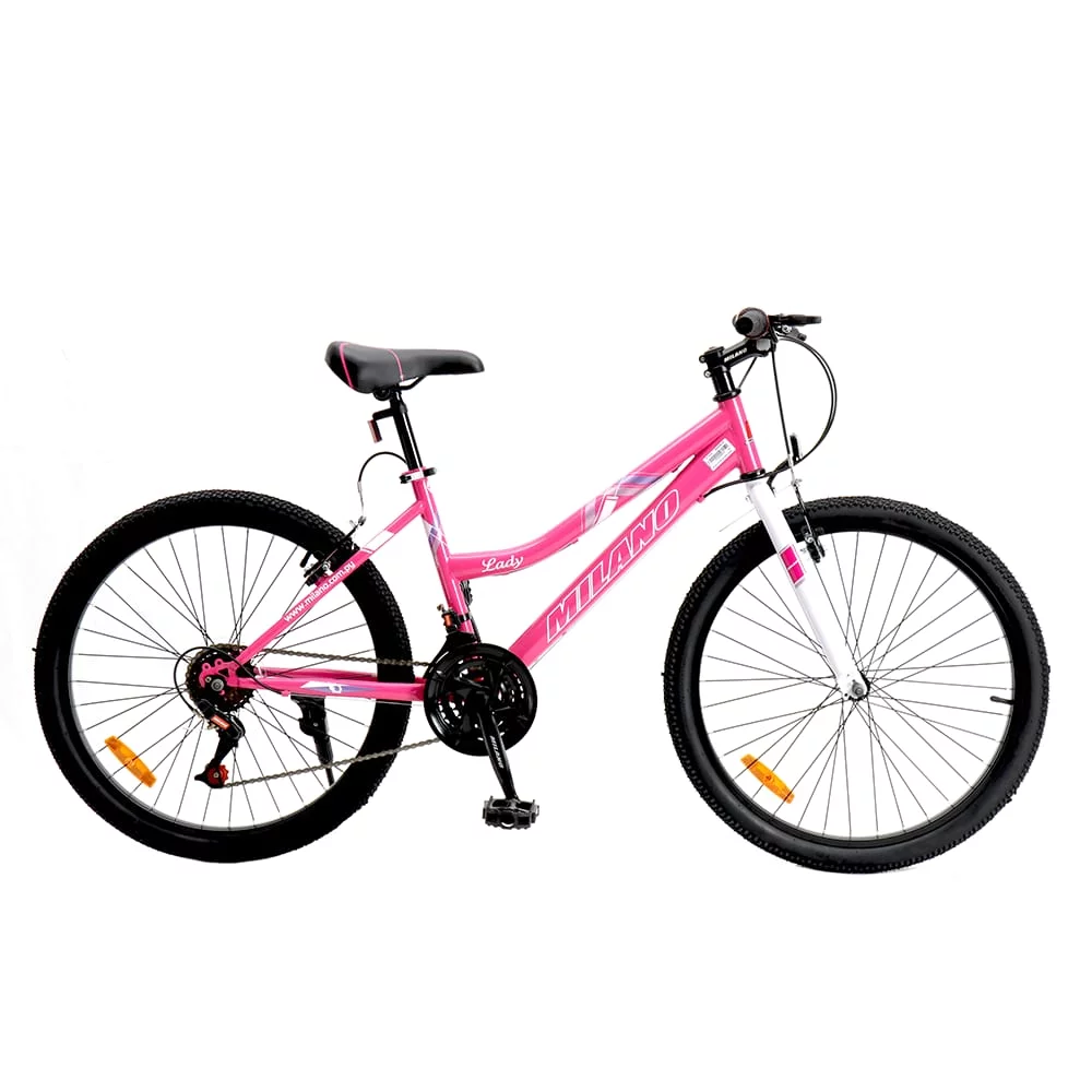 Bicicleta Milano Action Aro 24 Dama Fucsia