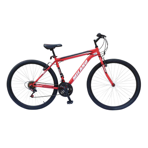 Bicicleta Milano Action Aro 26 18 Velocidades Rojo