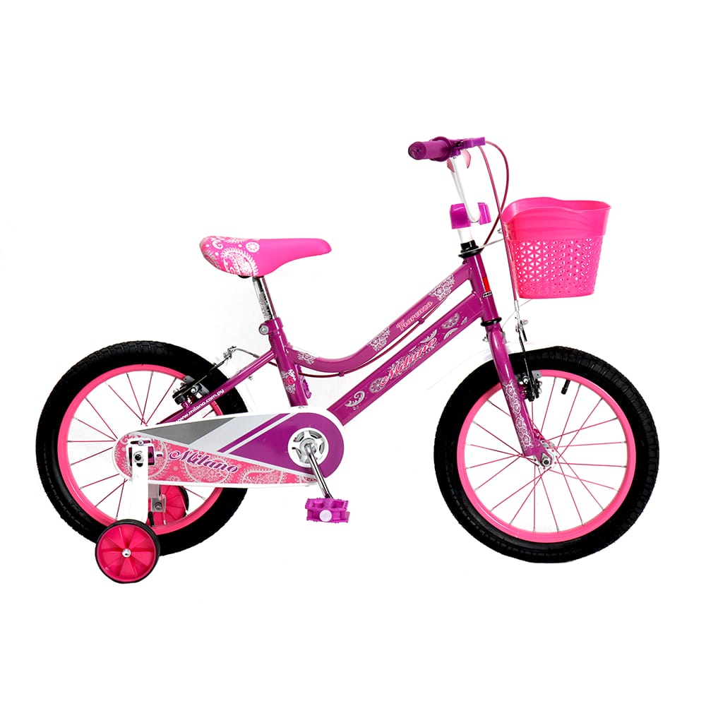Bicicleta Milano Fiorenza Aro 16 lila