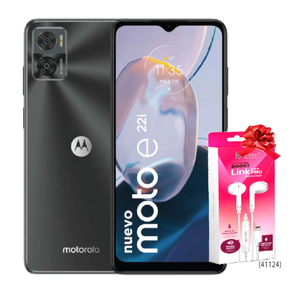 Celular Motorola Moto E22i Gris Oscuro 32GB
