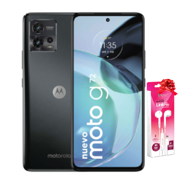 Celular Motorola Moto G72 Black 128GB