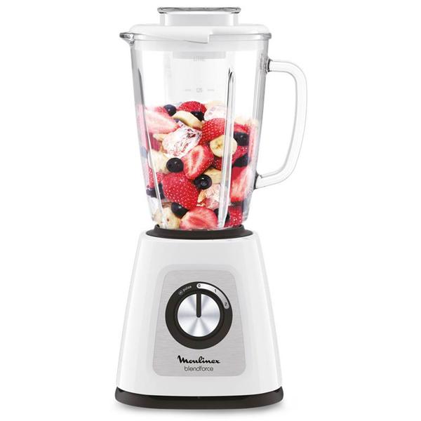 Licuadora Moulinex  1,75L Vaso Vidrio Blanco
