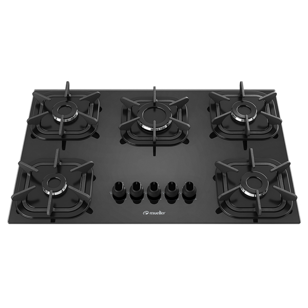 Anafe Mueller a Gas Cooktop 5H Negro