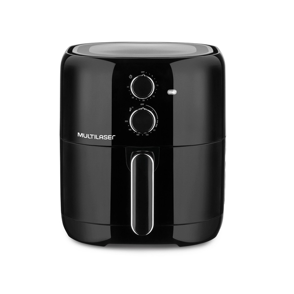 Freidora de Aire Multilaser CE191 4.2L 1500W Negra con Selector de Temperatura