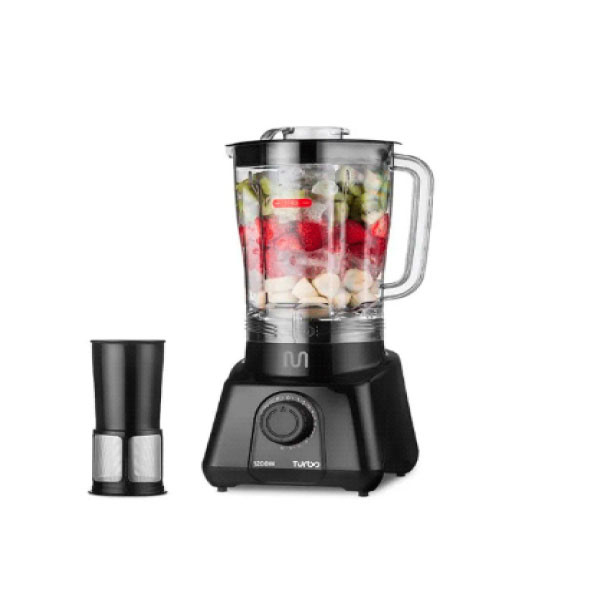 Licuadora Multilaser 2.6L Jarra Plástica con Filtro 1200W 220V Negro - 45768
