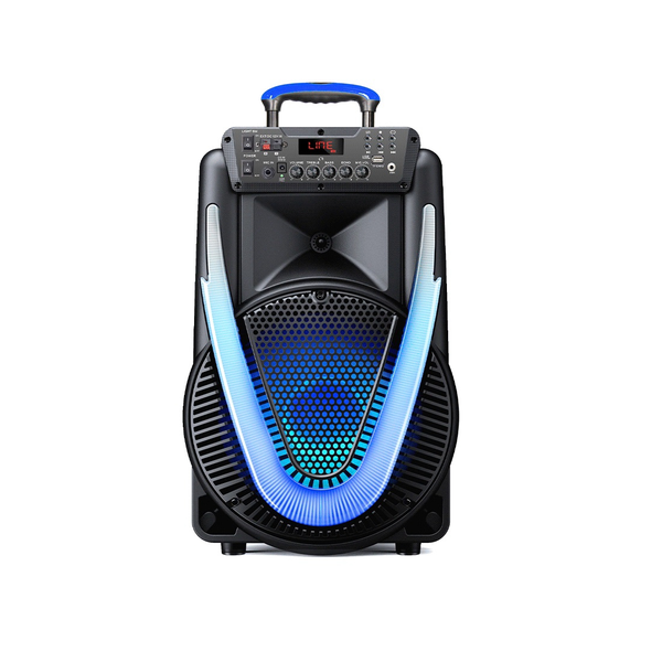 Parlante Multilaser SP396 Sunny II 15" 800W con Bluetooth y Luces LED