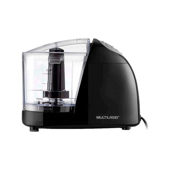 Mini Procesador Multilaser CE077 100W 220V – Lámina Inoxidable Negro