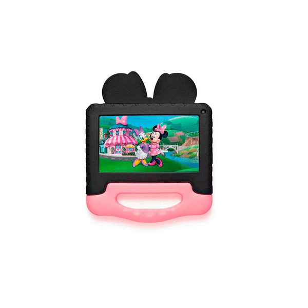 Tablet Kid Android Multilaser NB628 Rosa Minnie Disney