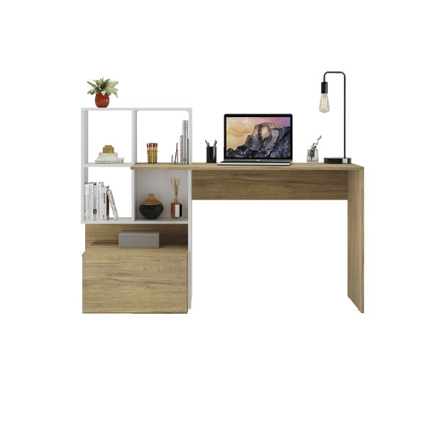 Mesa Multimóveis De Computo C/Cajon Rustic