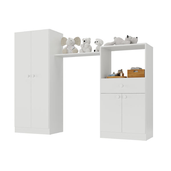 Cuarto Nino Multimóveis Blanco