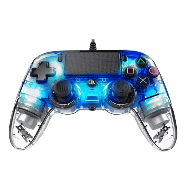 Control para Play 4 Pro Nacon Wired Illuminated Blue