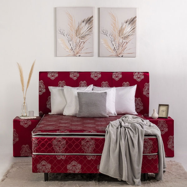 Sommier Nogal Calma 1.40X1.90 Bordo Completo
